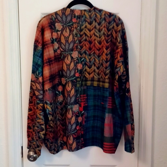 Colorful crewneck sweater, XL - Picture 3 of 10